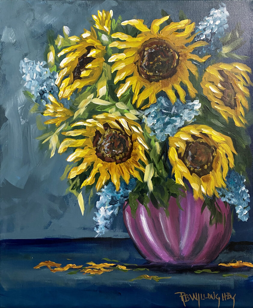 Withering Sunflower – Rebecca Willoughby Art